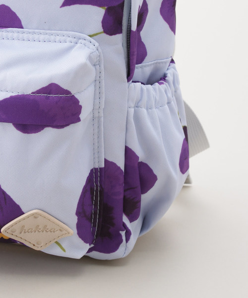 HAKKA KIDS（ハッカキッズ）の「スミレプリントリュック（バックパック/リュック・キッズ・パープル/ピンク・SMALL/MEDIUM）」の6枚目の写真