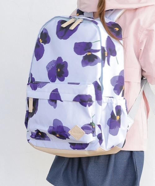 HAKKA KIDS（ハッカキッズ）の「スミレプリントリュック（バックパック/リュック・キッズ・パープル/ピンク・SMALL/MEDIUM）」の16枚目の写真