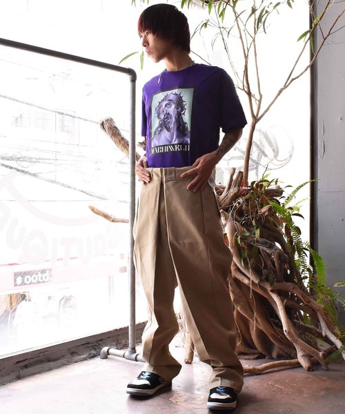 LABRAT（ラブラット）の「LABRAT×Dickies loose weight pants（チノパンツ・メンズ・ブラック/グレー/カーキ/マルーン・SMALL/MEDIUM/LARGE/X-LARGE）」の4枚目の写真
