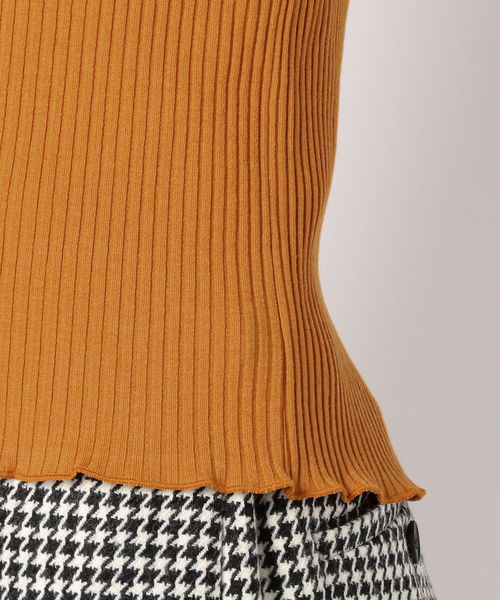 SHIPS（シップス）の「ギャラクシーリブトップス（Tシャツ/カットソー・レディース・ホワイト/ブラック/オレンジ/オリーブ・ONE SIZE）」の11枚目の写真