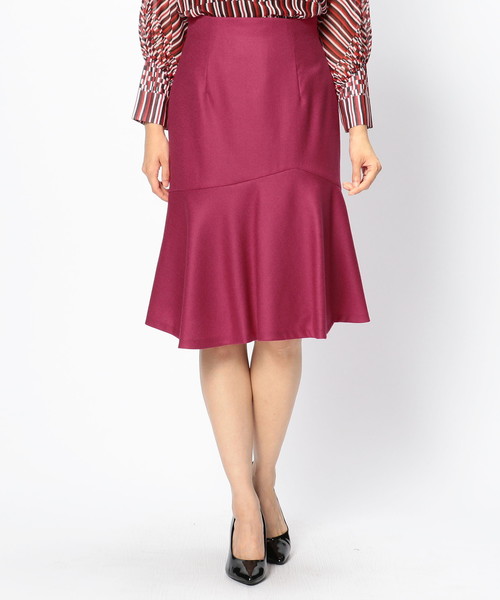 NARACAMICIE(ナラカミーチェ)の「ジョーゼットマーメイドスカート(スカート・レディース・ブラック/ピンク・SMALL/MEDIUM/LARGE)」の4枚目の写真