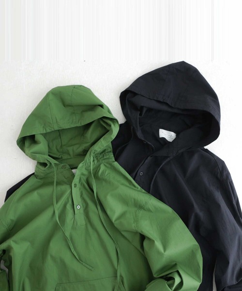 ANALOG フード付きプルオーバー S ブラック antiqua（アンティカ）の「フード付きプルオーバー（パーカー）」 - WEAR