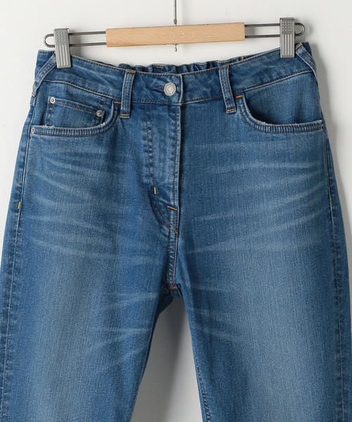 coen(コーエン)の「ストレッチデニムスリムクロップドパンツ(デニムパンツ・レディース・ライトブルー/ネイビー・LARGE/SMALL/MEDIUM)」の8枚目の写真