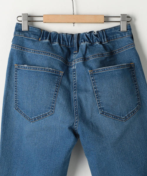 coen(コーエン)の「ストレッチデニムスリムクロップドパンツ(デニムパンツ・レディース・ライトブルー/ネイビー・LARGE/SMALL/MEDIUM)」の12枚目の写真