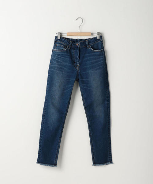coen(コーエン)の「ストレッチデニムスリムクロップドパンツ(デニムパンツ・レディース・ライトブルー/ネイビー・LARGE/SMALL/MEDIUM)」の11枚目の写真