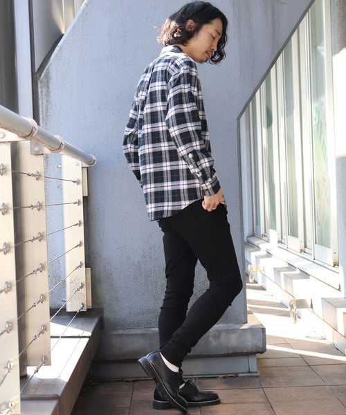 Confirm（コンファーム）の「Confirm / コンファーム チェックネルシャツ（シャツ/ブラウス・メンズ・ブラック/ベージュ/ネイビー/ブラウン/グレー/レッド・M/L）」の10枚目の写真