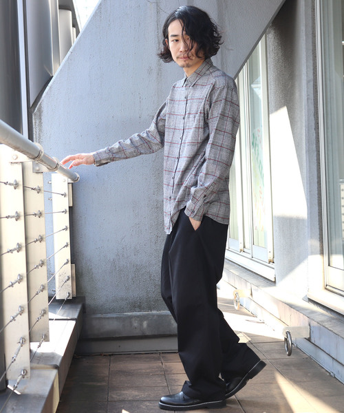 Confirm（コンファーム）の「Confirm / コンファーム チェックネルシャツ（シャツ/ブラウス・メンズ・ブラック/ベージュ/ネイビー/ブラウン/グレー/レッド・M/L）」の11枚目の写真