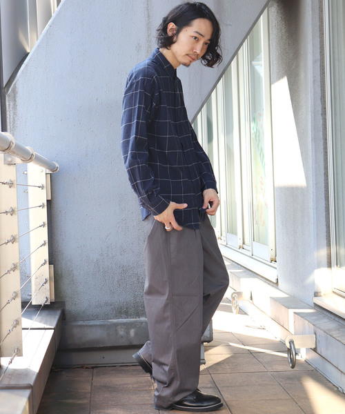 Confirm（コンファーム）の「Confirm / コンファーム チェックネルシャツ（シャツ/ブラウス・メンズ・ブラック/ベージュ/ネイビー/ブラウン/グレー/レッド・M/L）」の14枚目の写真