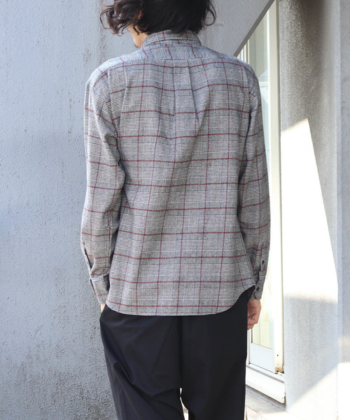 Confirm（コンファーム）の「Confirm / コンファーム チェックネルシャツ（シャツ/ブラウス・メンズ・ブラック/ベージュ/ネイビー/ブラウン/グレー/レッド・M/L）」の22枚目の写真