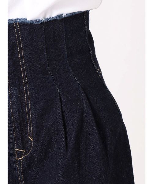 EMODA（エモダ）の「カットオフフィットジャストウエストデニム（デニムパンツ・レディース・ブラック/インディゴブルー・SMALL/MEDIUM/X-SMALL）」の10枚目の写真