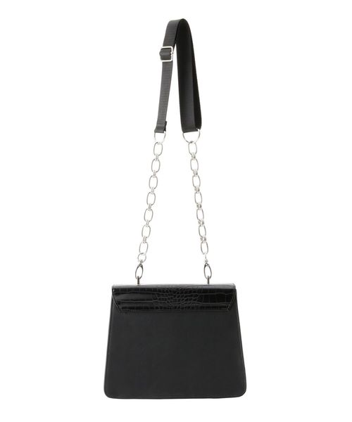 MURUA（ムルーア）の「スクエアメタルショルダーBAG（ショルダーバッグ・レディース・ブラック/ベージュ/ライトグリーン・FREE）」の11枚目の写真