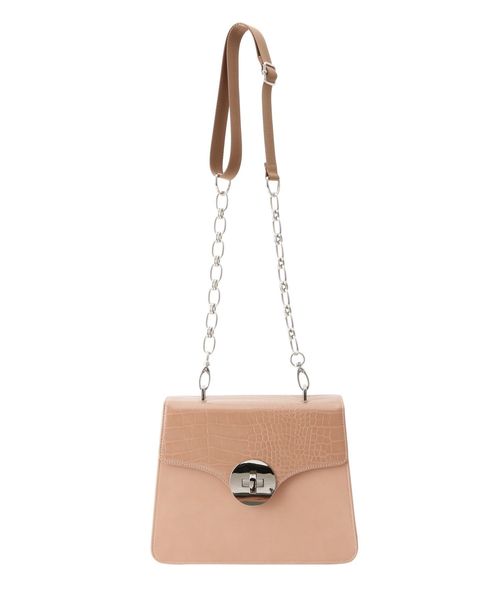 MURUA（ムルーア）の「スクエアメタルショルダーBAG（ショルダーバッグ・レディース・ブラック/ベージュ/ライトグリーン・FREE）」の16枚目の写真