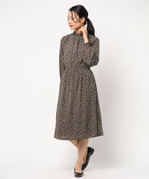 YECCA VECCA | ・小花プリントロングワンピース(ワンピース)