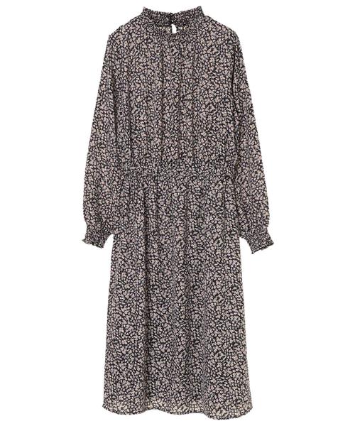 YECCA VECCA（イェッカヴェッカ）の「・小花プリントロングワンピース（ワンピース・レディース・マルチ/ラベンダー・FREE）」の3枚目の写真