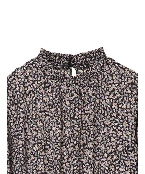 YECCA VECCA（イェッカヴェッカ）の「・小花プリントロングワンピース（ワンピース・レディース・マルチ/ラベンダー・FREE）」の9枚目の写真