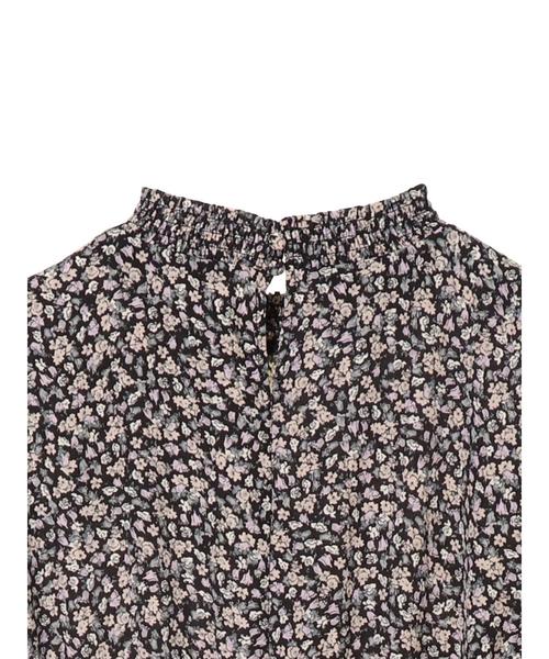 YECCA VECCA（イェッカヴェッカ）の「・小花プリントロングワンピース（ワンピース・レディース・マルチ/ラベンダー・FREE）」の6枚目の写真