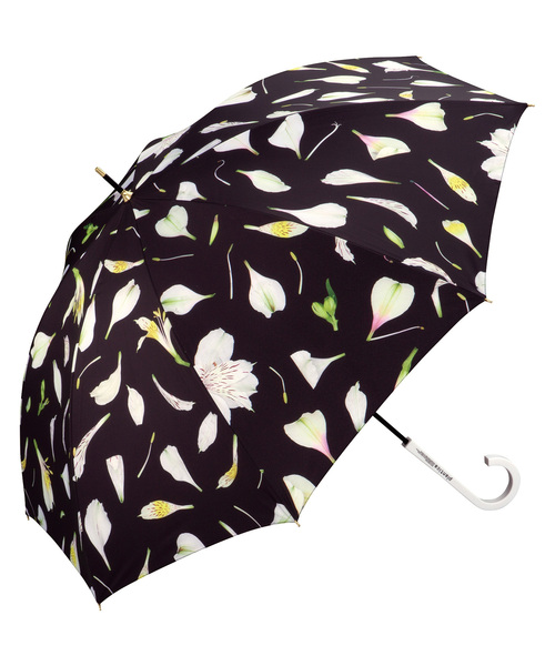 Wpc.（ダブリュピーシー）の「plantica×Wpc. フラワーアンブレラ ロング（長傘・レディース・ブラック/ネイビー/ピンク/オレンジ/ブルー/ブラック系その他・FREE）」の2枚目の写真