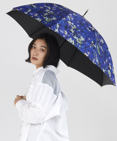 Wpc.（ダブリュピーシー）の「plantica×Wpc. フラワーアンブレラ ロング（長傘・レディース・ブラック/ネイビー/ピンク/オレンジ/ブルー/ブラック系その他・FREE）」の11枚目の写真