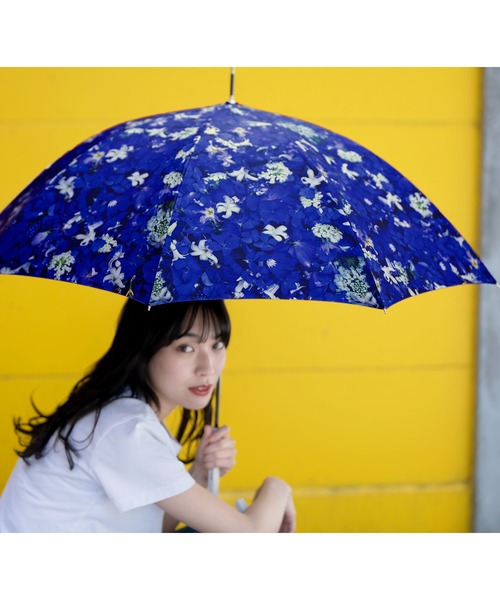Wpc.（ダブリュピーシー）の「plantica×Wpc. フラワーアンブレラ ロング（長傘・レディース・ブラック/ネイビー/ピンク/オレンジ/ブルー/ブラック系その他・FREE）」の12枚目の写真