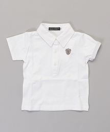 BeBe/天竺袖折り返しポロシャツ