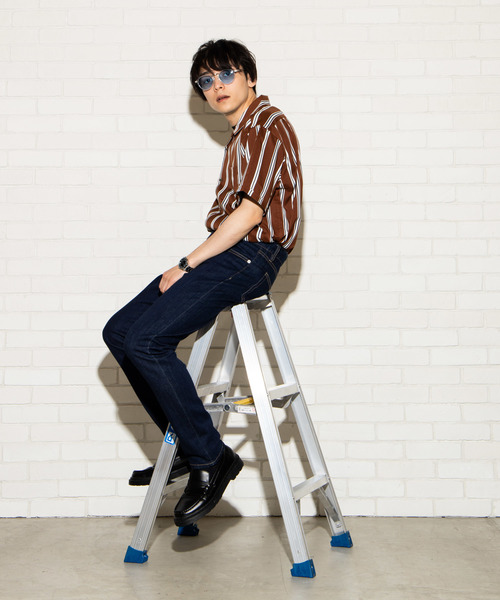 WEGO（ウィゴー）の「WEGO/クラブストライプ開襟ポプリンシャツ（シャツ/ブラウス・メンズ・その他1/その他2/その他3/その他4/その他8/その他7/その他6/その他5・MEDIUM/LARGE）」の15枚目の写真