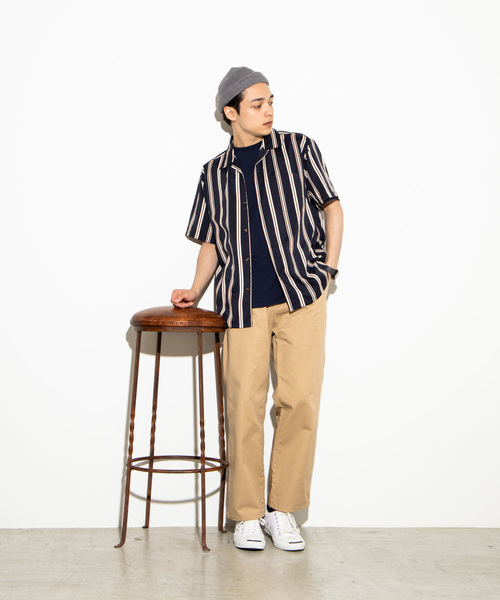 WEGO（ウィゴー）の「WEGO/クラブストライプ開襟ポプリンシャツ（シャツ/ブラウス・メンズ・その他1/その他2/その他3/その他4/その他8/その他7/その他6/その他5・MEDIUM/LARGE）」の17枚目の写真