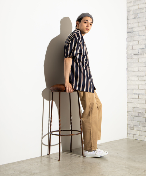 WEGO（ウィゴー）の「WEGO/クラブストライプ開襟ポプリンシャツ（シャツ/ブラウス・メンズ・その他1/その他2/その他3/その他4/その他8/その他7/その他6/その他5・MEDIUM/LARGE）」の18枚目の写真