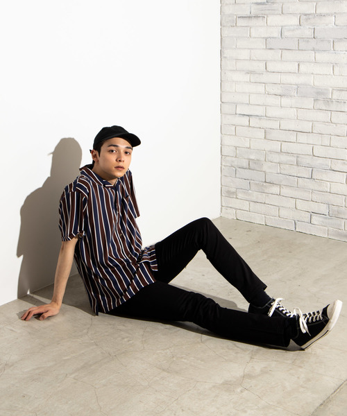 WEGO（ウィゴー）の「WEGO/クラブストライプ開襟ポプリンシャツ（シャツ/ブラウス・メンズ・その他1/その他2/その他3/その他4/その他8/その他7/その他6/その他5・MEDIUM/LARGE）」の22枚目の写真