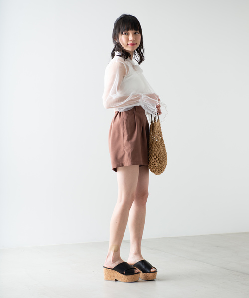 WEGO（ウィゴー）の「WEGO/チュールリボンブラウス（シャツ/ブラウス・レディース・ホワイト/ブラック・FREE）」の11枚目の写真