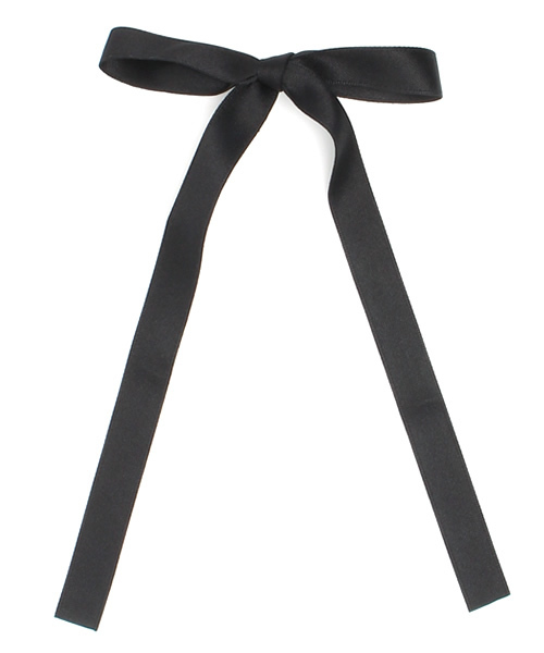 WEGO（ウィゴー）の「WEGO/リボンバレッタ（バレッタ/ヘアクリップ・レディース・ブラック/サックスブルー/パープル/ピンク・FREE）」の2枚目の写真