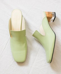 MAISON SPECIAL | ウッド×クリアヒールサンダル【MAISON SPECIAL/メゾンスペシャル】(サンダル)