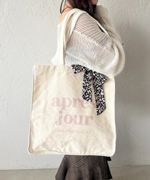 apres jour（アプレジュール）の「スカーフ付きキャンバスバッグ（トートバッグ）」