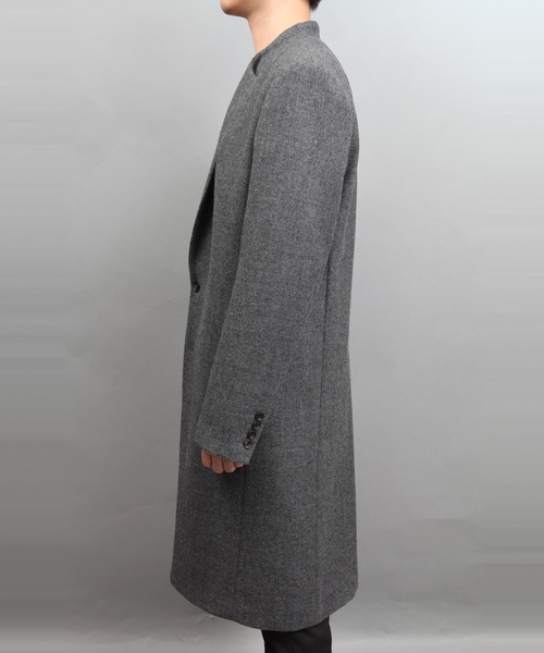Acne Studios チェスターコート 46 ダークグレー Acne studios アクネストゥディオズ チェスターコート 46