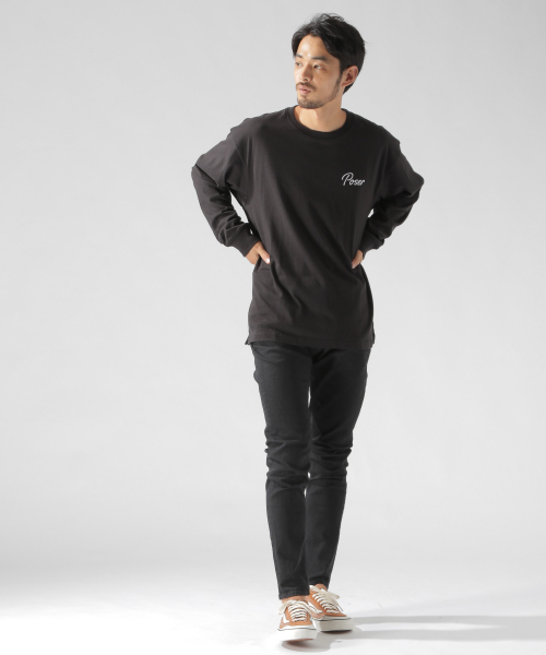 BAYFLOW(ベイフロー)の「【POSER(ポーザー)】バックプリントL/S TEE(Tシャツ/カットソー・メンズ・ホワイト/ブラック/オフホワイト/チャコール・MEDIUM/LARGE)」の14枚目の写真