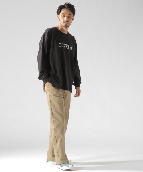 BAYFLOW(ベイフロー)の「【POSER(ポーザー)】バックプリントL/S TEE(Tシャツ/カットソー・メンズ・ホワイト/ブラック/オフホワイト/チャコール・MEDIUM/LARGE)」の11枚目の写真