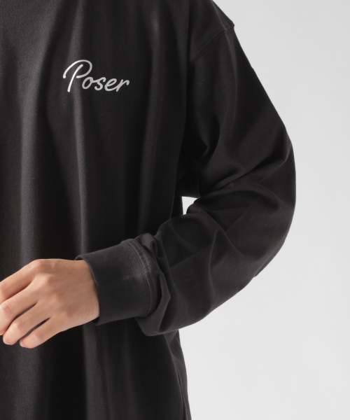 BAYFLOW(ベイフロー)の「【POSER(ポーザー)】バックプリントL/S TEE(Tシャツ/カットソー・メンズ・ホワイト/ブラック/オフホワイト/チャコール・MEDIUM/LARGE)」の21枚目の写真