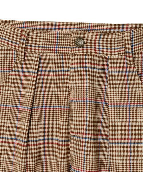 Candy Stripper(キャンディストリッパー)の「REFIND CHECK BAGGY パンツ(その他パンツ・レディース・ブラウン/カーキ・1/2)」の7枚目の写真