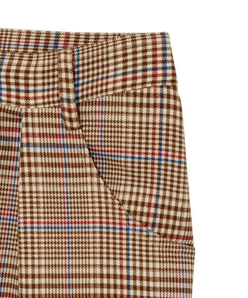 Candy Stripper(キャンディストリッパー)の「REFIND CHECK BAGGY パンツ(その他パンツ・レディース・ブラウン/カーキ・1/2)」の5枚目の写真