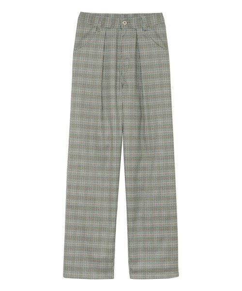 Candy Stripper(キャンディストリッパー)の「REFIND CHECK BAGGY パンツ(その他パンツ・レディース・ブラウン/カーキ・1/2)」の10枚目の写真