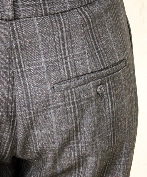 mystic（ミスティック）の「チェックタックパンツ（スラックス・レディース・グレー/チャコールグレー・FREE）」の7枚目の写真