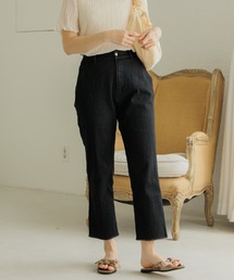 flower | ステップフリンジパンツ(デニムパンツ)