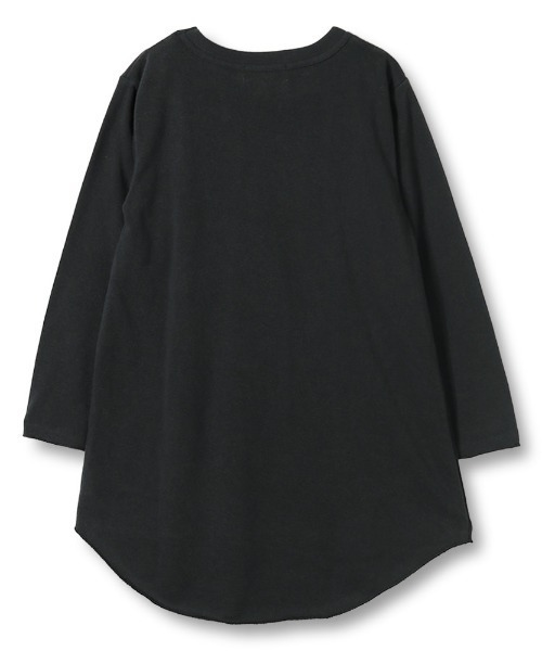 RADCHAP（ラッドチャップ）の「ビッグロゴチュニック（スウェット・キッズ・ブラック/ピンク・90cm/110cm/100cm/120cm/130cm/140cm/150cm）」の9枚目の写真