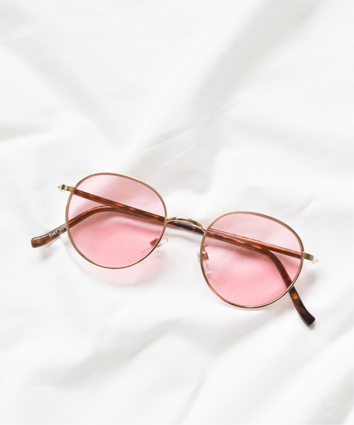 B.I.D.（ビーアイディー）の「《ボストンタイプ》サングラス（サングラス・レディース・ライトグレー/ブラウン/グレー/ピンク/ブルー/クリア/ブラウン系・FREE）」の7枚目の写真