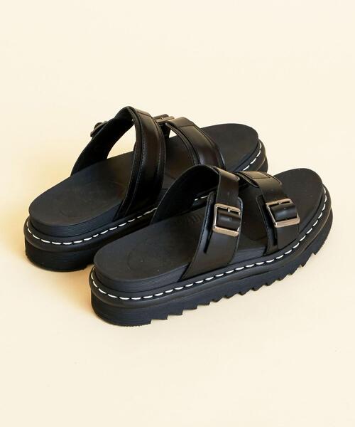 Dr. Martens(ドクターマーチン)の「【国内exclusive】<Dr.Martens(ドクターマーチン)>∴MYLES/サンダル о(サンダル・レディース・ブラック・3/4/5/6)」の6枚目の写真