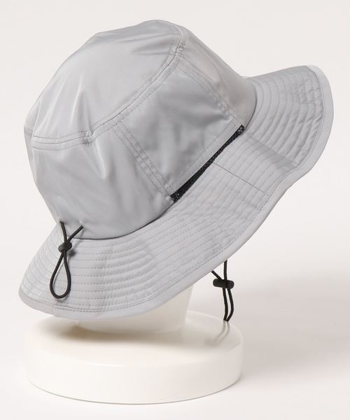 emesuelee(エメスーリー)の「撥水 パステルカラー アドベンチャーハット(ハット・メンズ・マスタード/ライトグレー/ブラック/ピンク・フリー)」の5枚目の写真