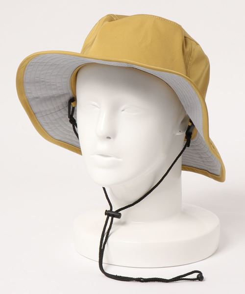 emesuelee(エメスーリー)の「撥水 パステルカラー アドベンチャーハット(ハット・メンズ・マスタード/ライトグレー/ブラック/ピンク・フリー)」の13枚目の写真