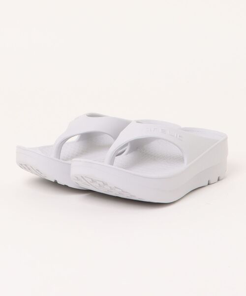 TELIC(テリック)の「【TELIC】テリック W-FLIP FLOP(サンダル・メンズ・ホワイト/ブラック/グレー/ネイビー/チョコ/ブルー系その他/カーキ/アイボリー/グリーン/キャメル/ゼブラ/レオパード/ブルー系その他2/アッシュグレー/オリーブ/クリアブラウン/ライトグレー/サックスブルー/ライトイエロー・S/M/L/XS/XL/ML)」の1枚目の写真