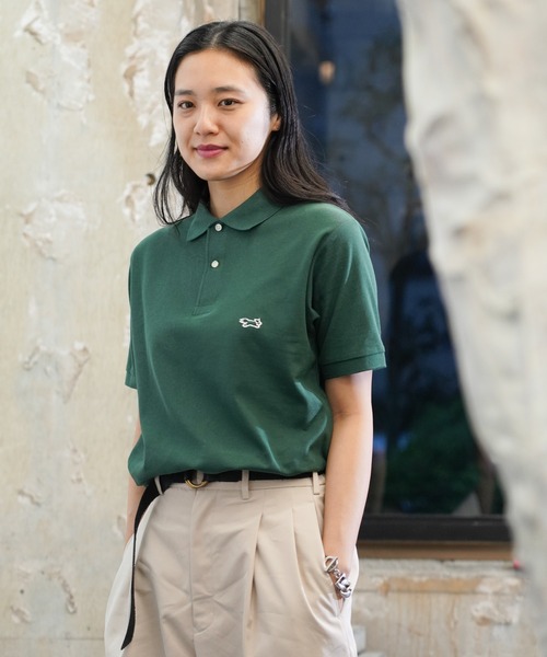 PENNEYS(ぺニーズ)の「PENNEY'S / ペニーズ THE FOX ONE-POINT POLO SHIRTS フォックス ワンポイント ポロシャツ(ポロシャツ・メンズ・パープル/モスグリーン/ネイビー/ホワイト/ピンク/ブラック/グリーン・X-LARGE/LARGE/XX-LARGE/MEDIUM)」の13枚目の写真