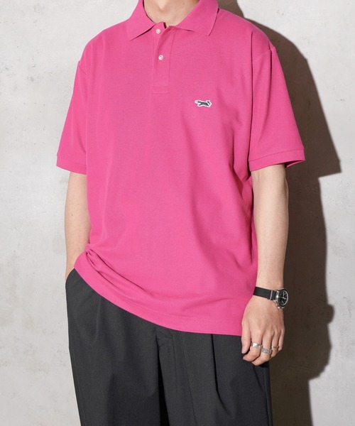 PENNEYS(ぺニーズ)の「PENNEY'S / ペニーズ THE FOX ONE-POINT POLO SHIRTS フォックス ワンポイント ポロシャツ(ポロシャツ・メンズ・パープル/モスグリーン/ネイビー/ホワイト/ピンク/ブラック/グリーン・X-LARGE/LARGE/XX-LARGE/MEDIUM)」の10枚目の写真