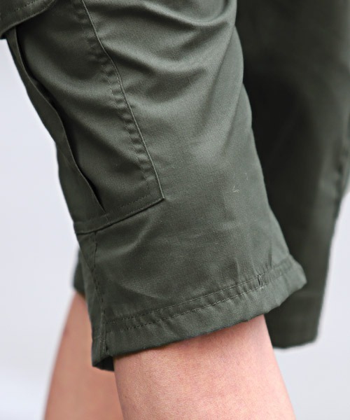 LUXSTYLE(ラグスタイル)の「カーゴショートパンツ ハーフパンツ(カーゴパンツ・メンズ・ブラック/カーキ/ベージュ/チャコール・M/L/XL)」の8枚目の写真